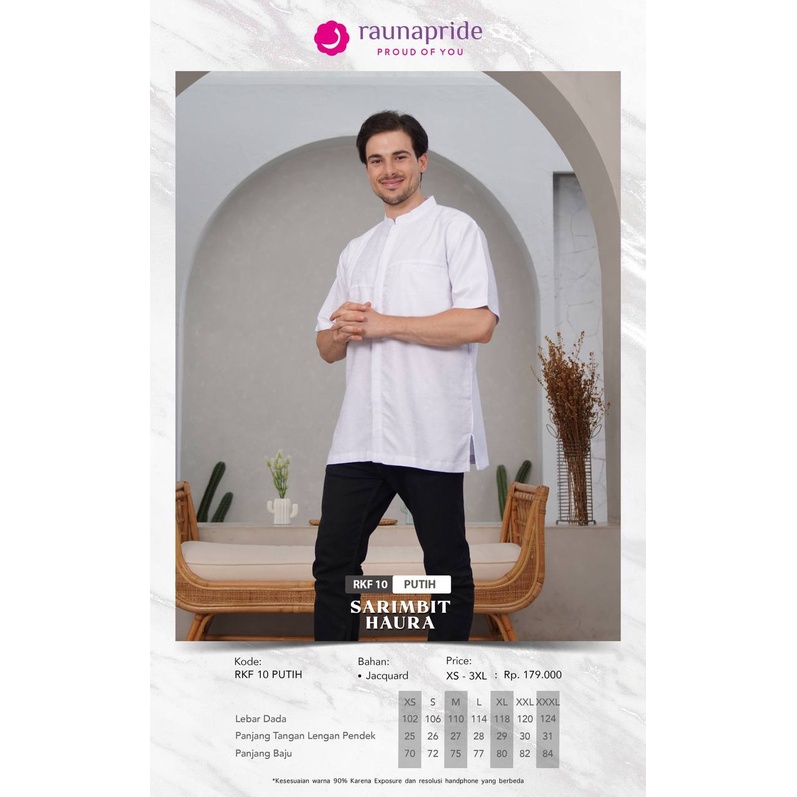 Baju Koko Putih By Rauna RKF 10