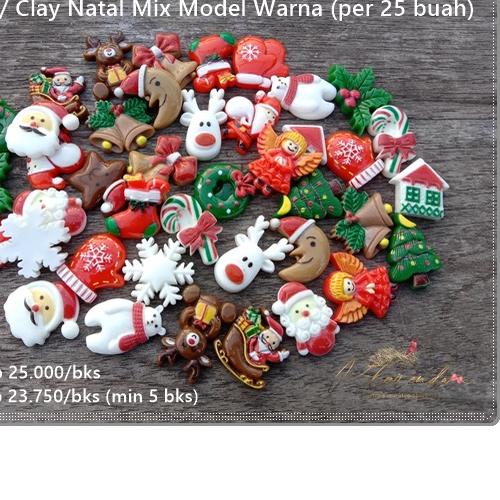 

D94♚ GNATL-282 : Resin / Clay Natal Mix Model Warna (per 25 buah) FRESHH