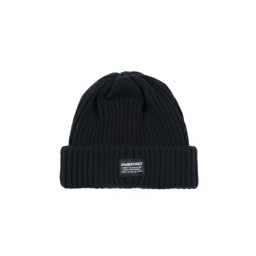 TOPI BEANIE INSPIRED 27 | RAXOO #1 BLACK