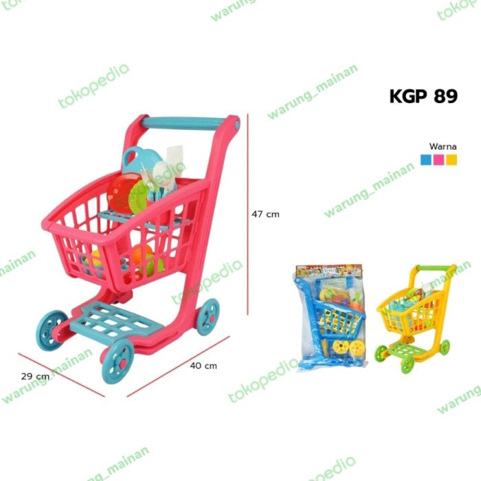 mainan anak troli supermarket jumbo