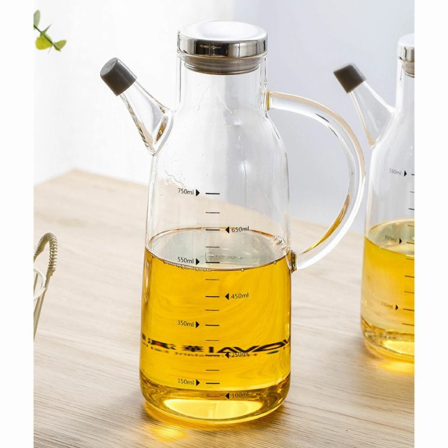 Oil Glass Bottle 1000ml Botol Gelas Kaca Minyak Makan Goreng Kecap 1L