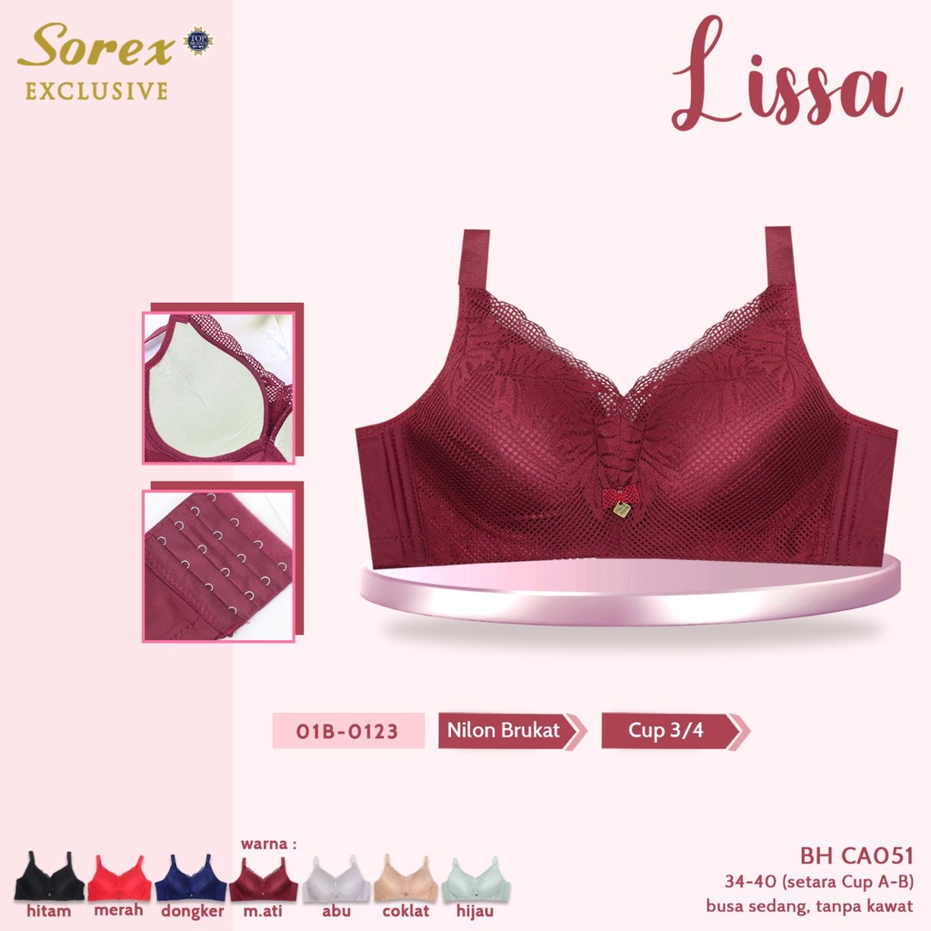 Bra bh 051 Tanpa Kawat exclusive Sorex