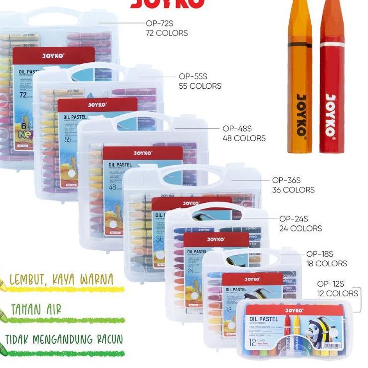 

ン Crayon joyko 24 warna Hot Sale