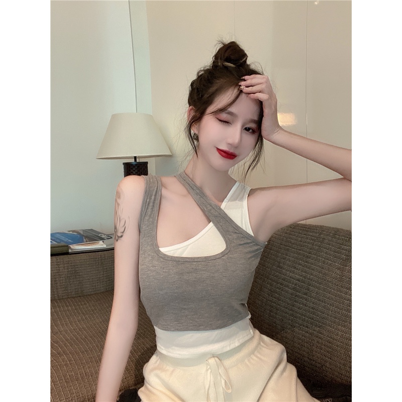 Korean Crop Top Atasan Wanita 1505 (S-XL)