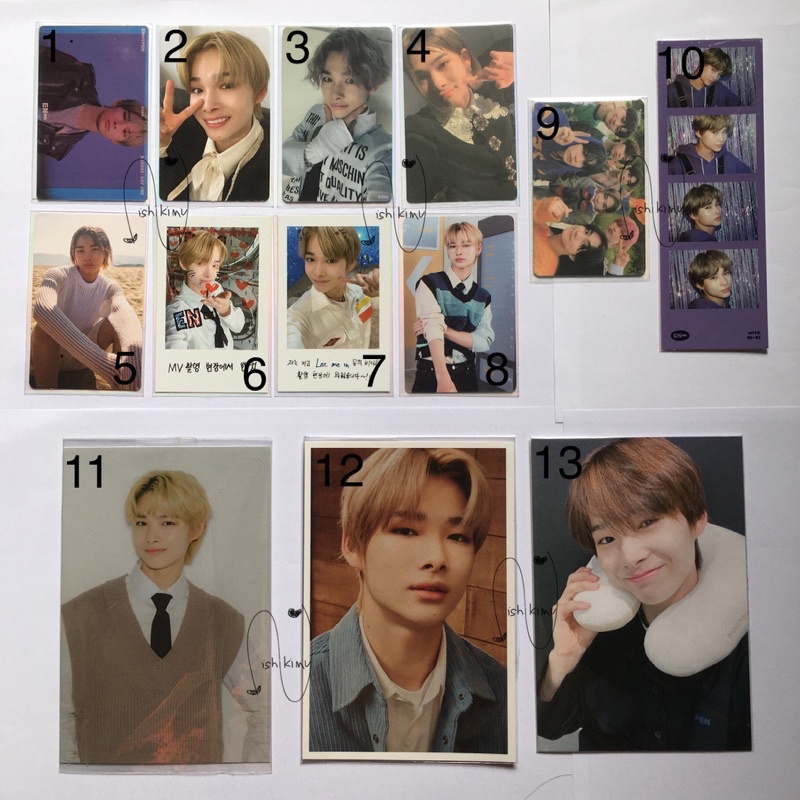 PHOTOCARD PC ALBUM ENHYPEN NI-KI BDO BDC DD REGULAR ESSENTIAL TUSPI DUSK DAWN UP HYPE DOWN SCYLLA CH