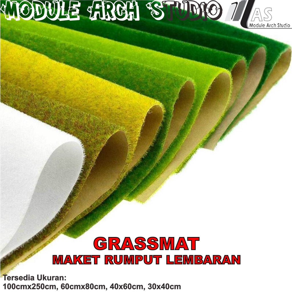 Grassmat 100x250cm - Rumput Lembaran Rollan