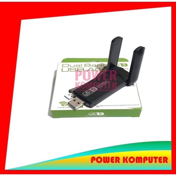 Produk Terbaru Usb Wifi Adapter Wireless N Wifi Adapter Pc Wifi Adapter 5Ghz 1200Mbps