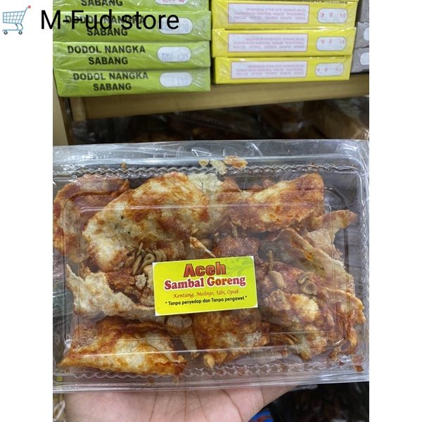 

emping goreng sambal teri aceh | emping goreng khas aceh