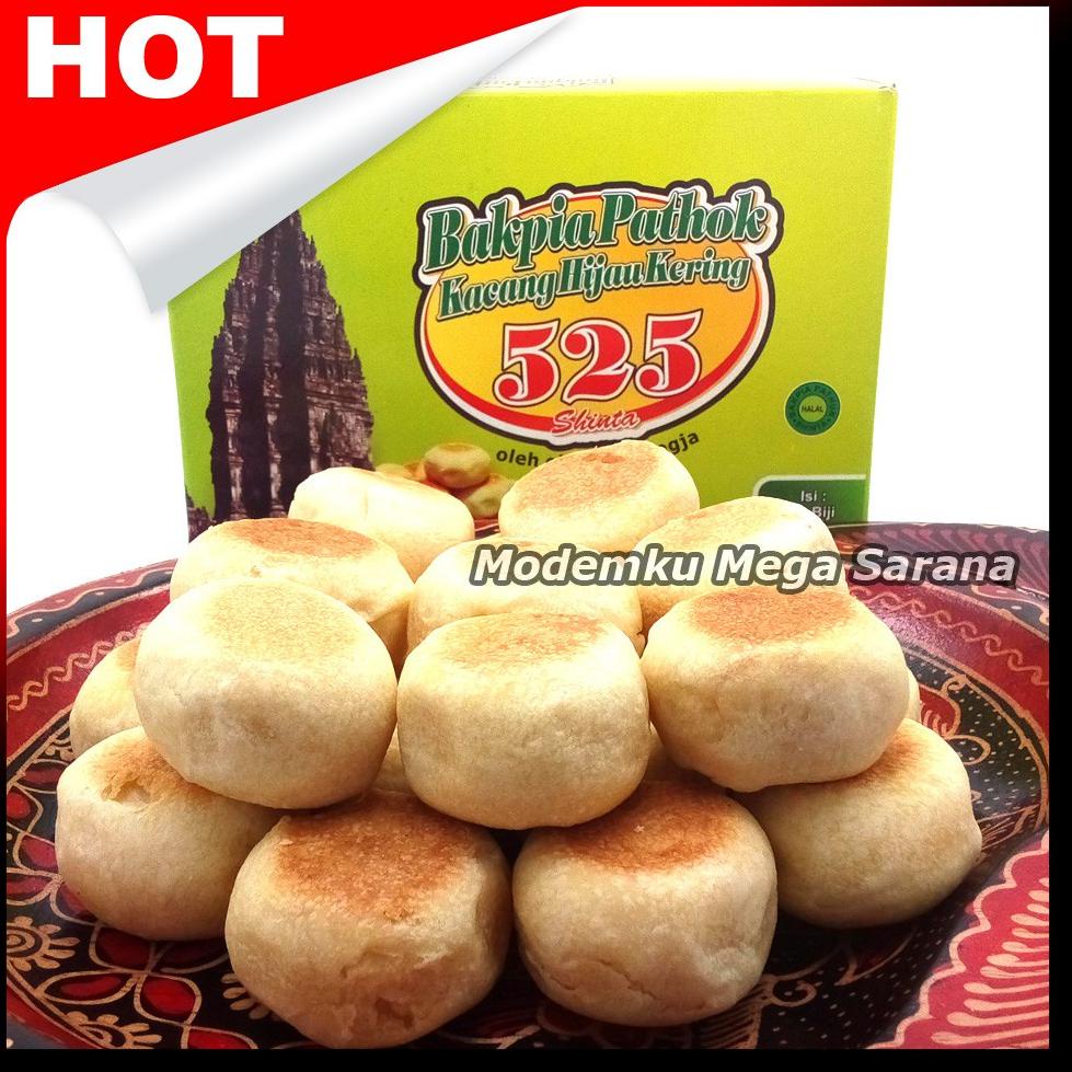 

3.3 Promo >> Bakpia Pathok 525 Asli Jogja - Kering - Kacang Hijau - 20 biji