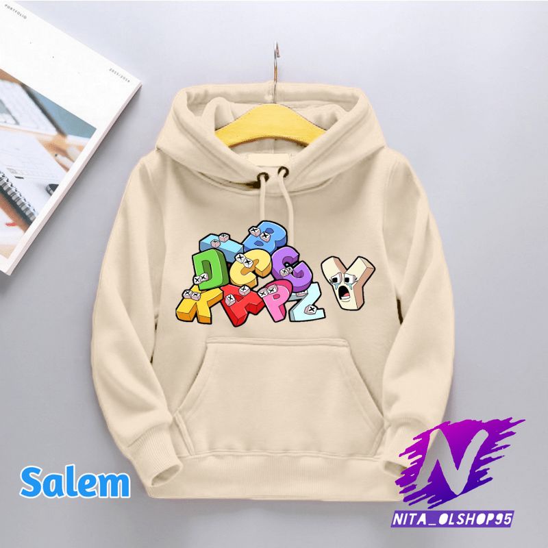 SWEATER HOODIE ANAK ALPHABET ROBLOX GAME