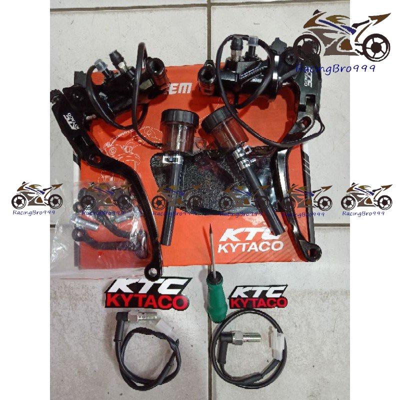 master rem set ktc kytaco up 110v2  free switch rem bengkok 2pc buat xmax nmax pcx adv