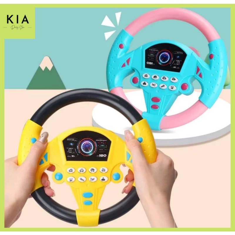 Mainan Anak Setir Mobil Steering Wheel Toy Mainan Edukasi Setir Mobil