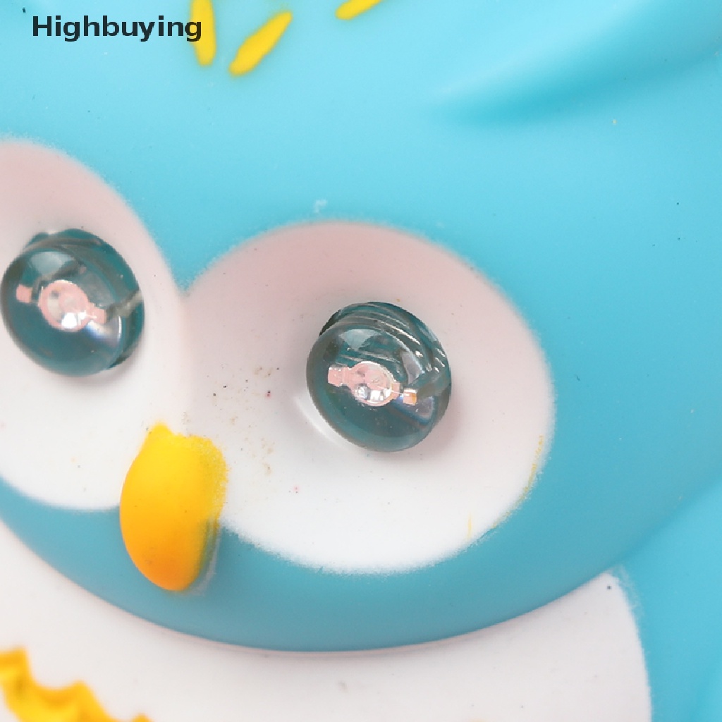 Hbid Cute owl Keyring LED Torch Dengan Lampu Suara Keyfob Hadiah Mainan Fashlight Keychain Glory