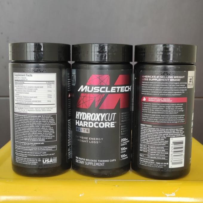MT HC Hardcore Elite Fat Burner 100 Caps hydroxycut