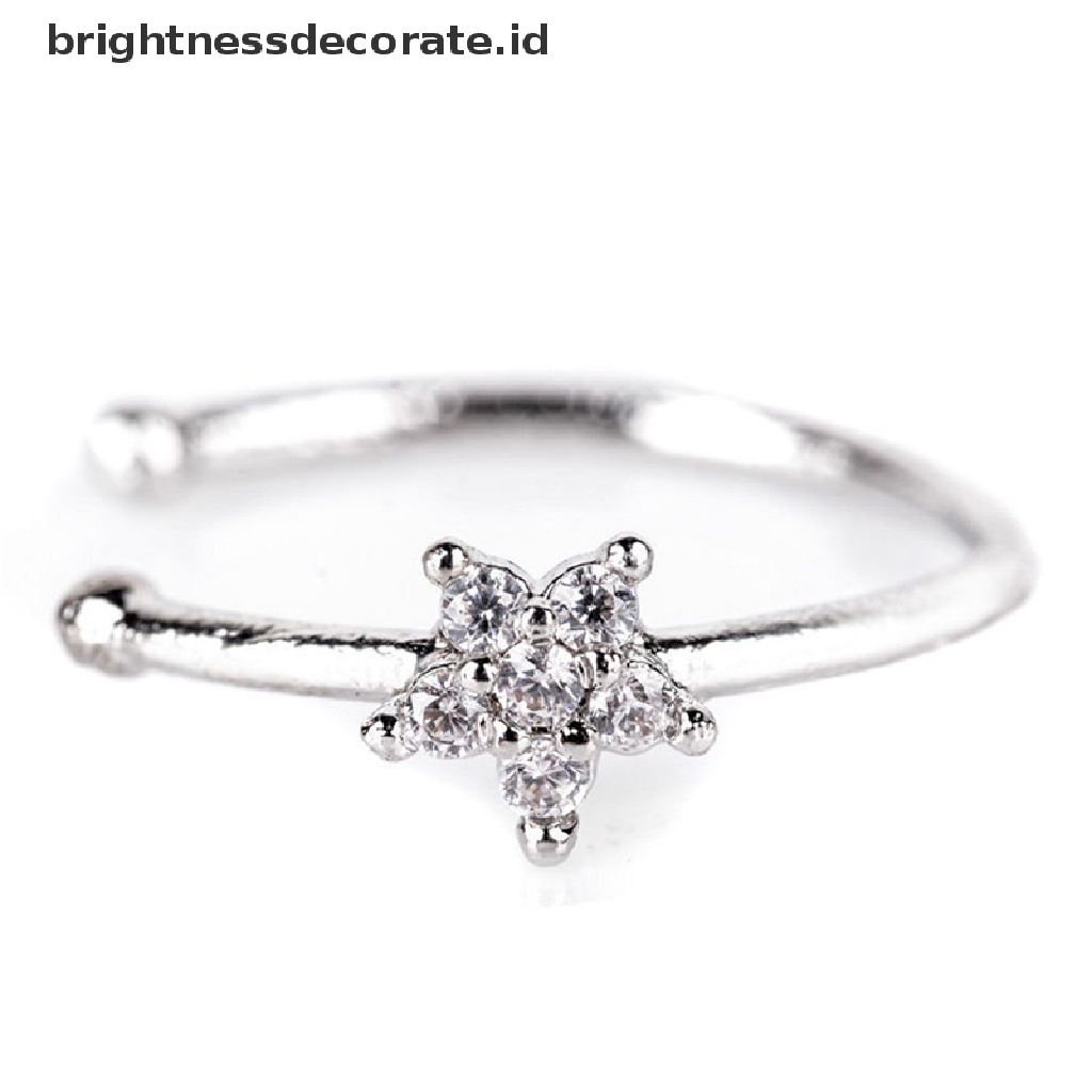 [Birth] Cincin Hidung Ear Hoop Tragus Cartilage Earring Kristal Baja Bedah Stainless [ID]