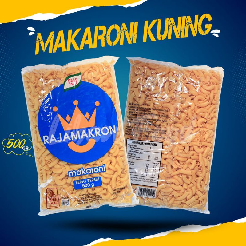 

MAKARONI KUNING 500 gram / MAKARONI GORENG BANTAT MENTAH 500 gram/murah/grosir