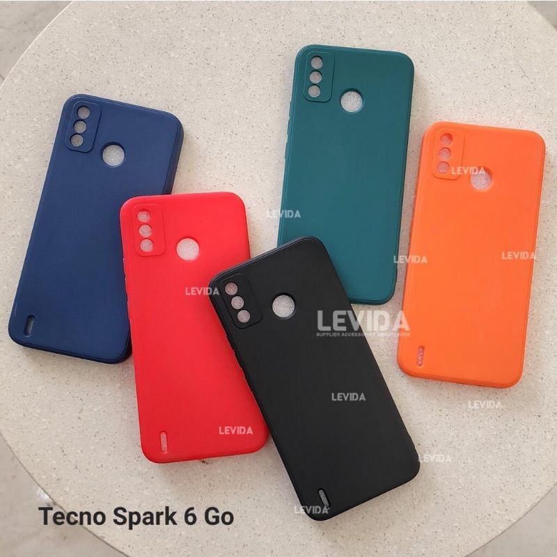 TECNO SPARK 6 GO POP 5 LITE CASE MACARON SQUARE ANTI NODA CASING SOFTCASE SILIKON