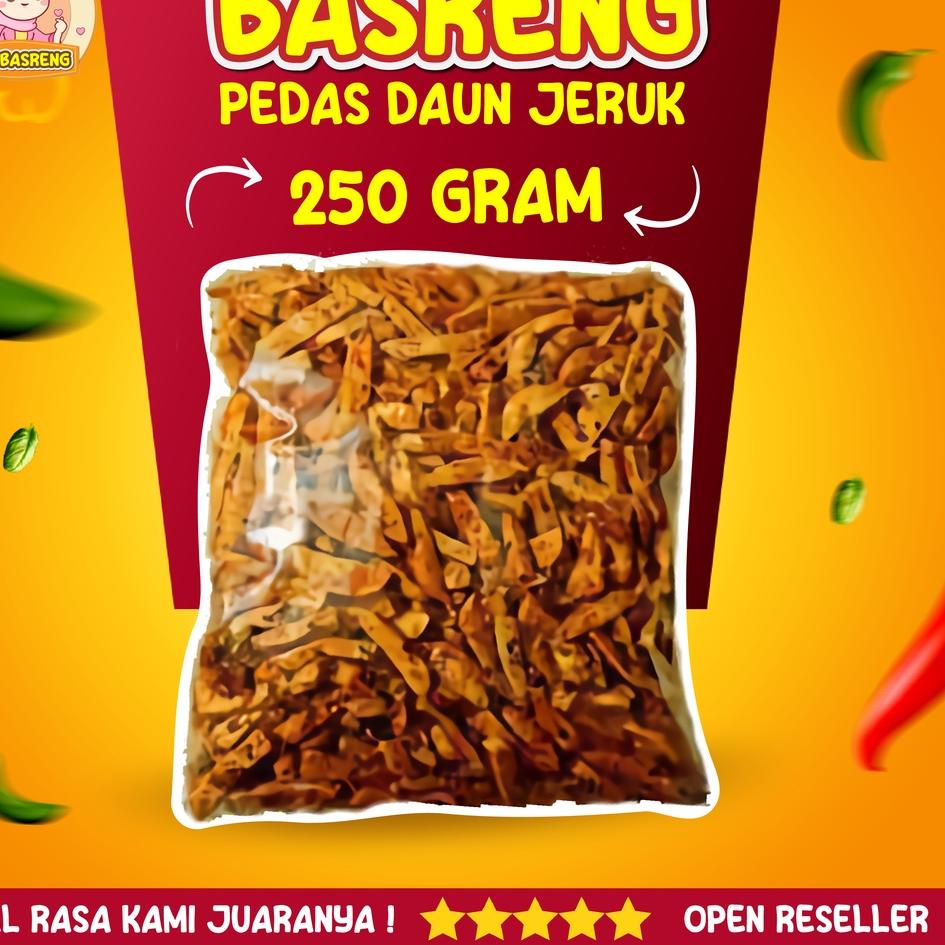 

Dijamin Ori>/ BASRENG PEDAS DAUN JERUK 250 GRAM BUMBU MELIMPAH BOS BASRENG 250GR GRAM KILOAN CIKRUH VIRAL SULTAN BANDUNG MURAH