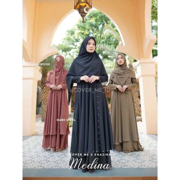 READY STOK MEDINA DRESS BY COVER ME | ORIGINAL 100%
