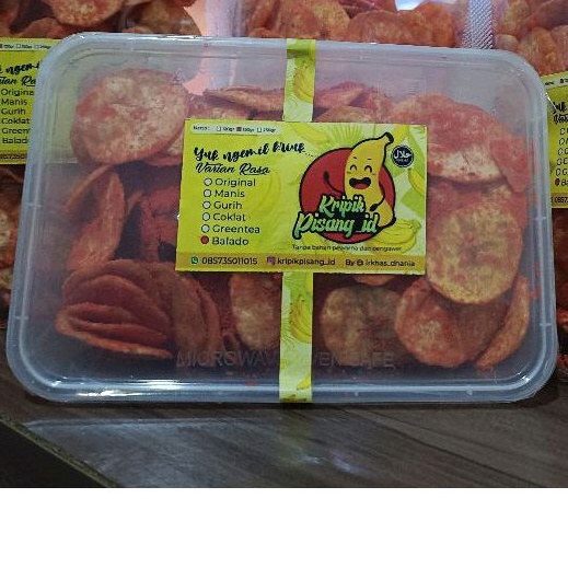 

kripik pisang balado 150 gr