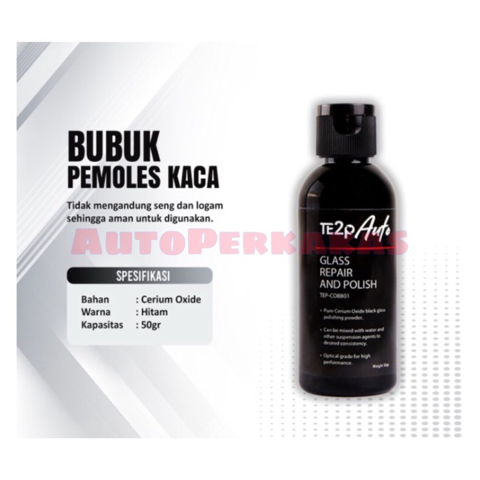 Serbuk Poles Kaca Mobil