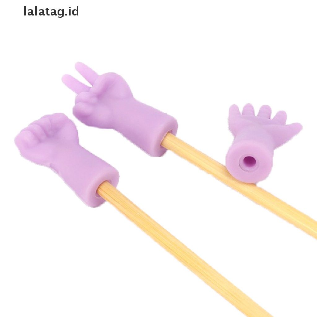 [lalatag] 6pcs Knitg s Point Protectors Tip Stopper Alat Jahit Tenun DIY [ID]