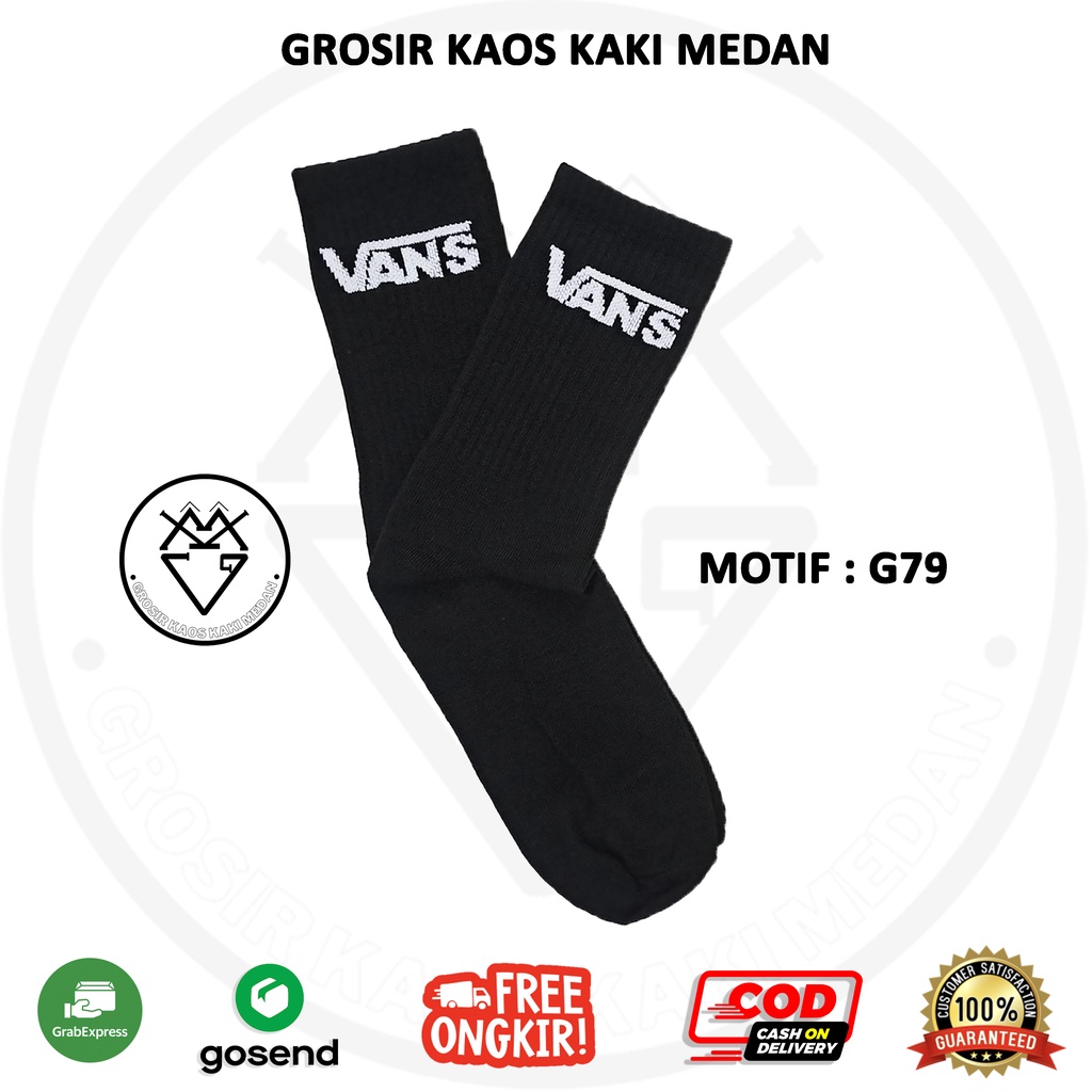 DISKON KAOS KAKI SKATE OLDSCHOOL MOTIF G79 CEWEK COWOK GROSIR MEDAN