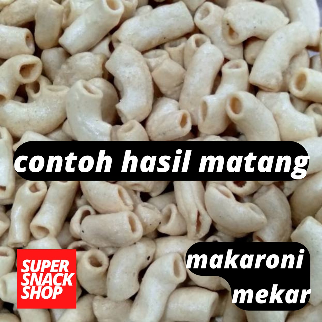 MAKRONI MEKAR MURAH / MAKRONI MURAH / MAKARONI MENTAH /  MAKARONI MEKAR KOKINYA COKLAT 1 KG