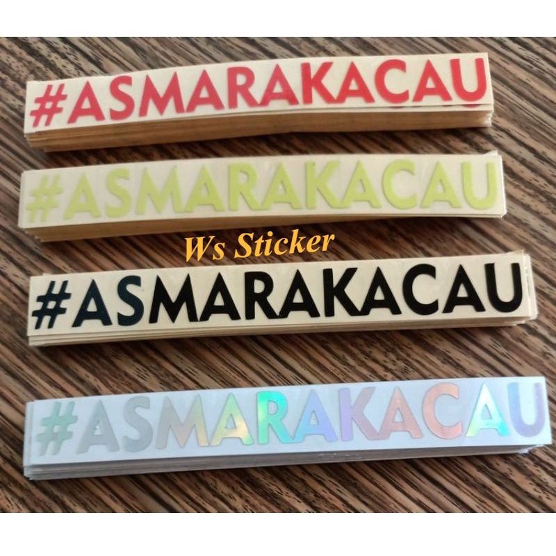 

Stiker Asmara Kacau / Stiker #ASMARAKACAU / Stiker Viral / Stiker Kekinian /stiker variasi