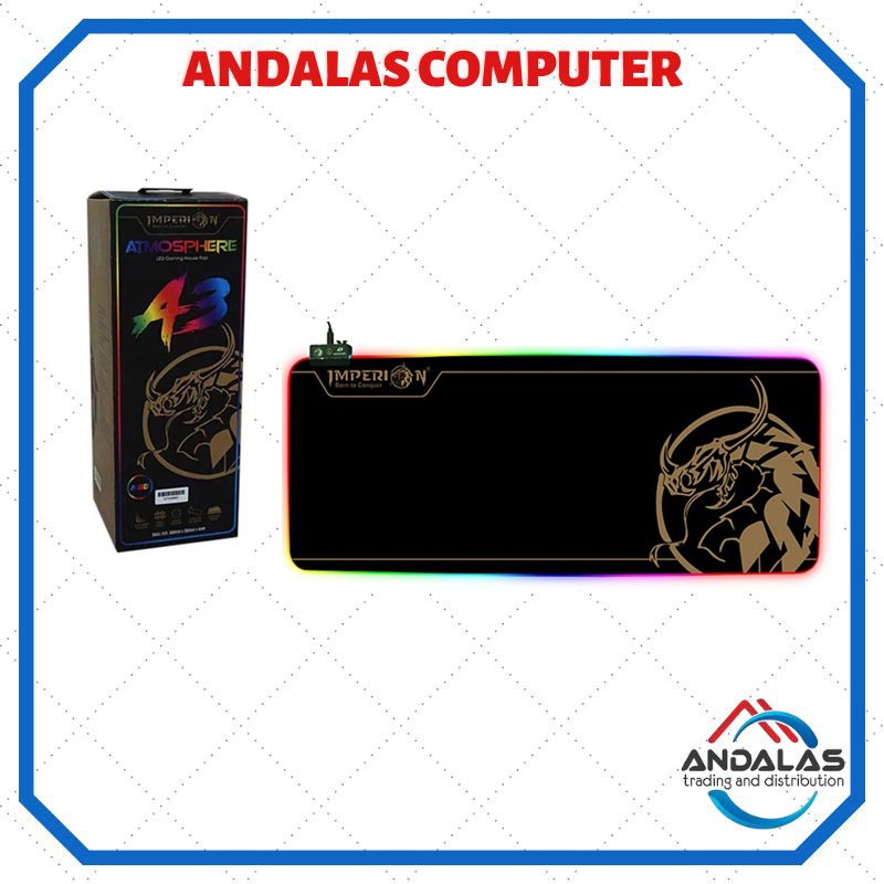 Mousepad Gaming RGB IMPERION ATMOSPHERE A3 Large