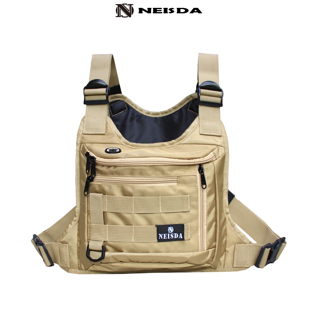 Chestbag tactical tas dada neisda premium mercury krem