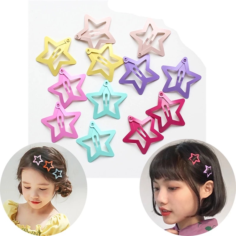 Jepit Rambut Anak Anak Lucu Princess Candy Color Jepit Pin Barrette/Jepit Rambut BB Snap Anak Perempuan