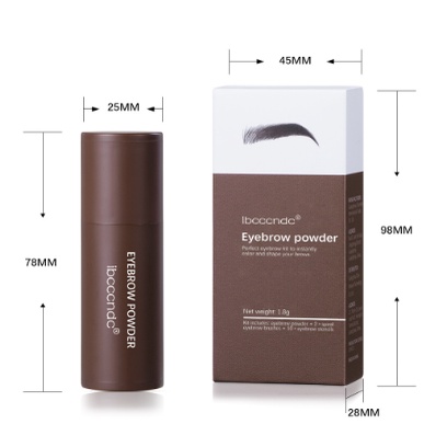 SALE / VIRAL IBCCCNDC Eyebrow Powder Cetakan Alis/Instan Eyebrow Stamp/ Alis Stempel Alis Bedak Alis Waterproof/10 Model Cetakan Alis