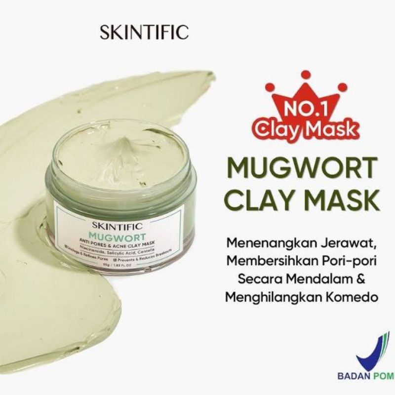 Skintific Mugwort Clay Mask 55g