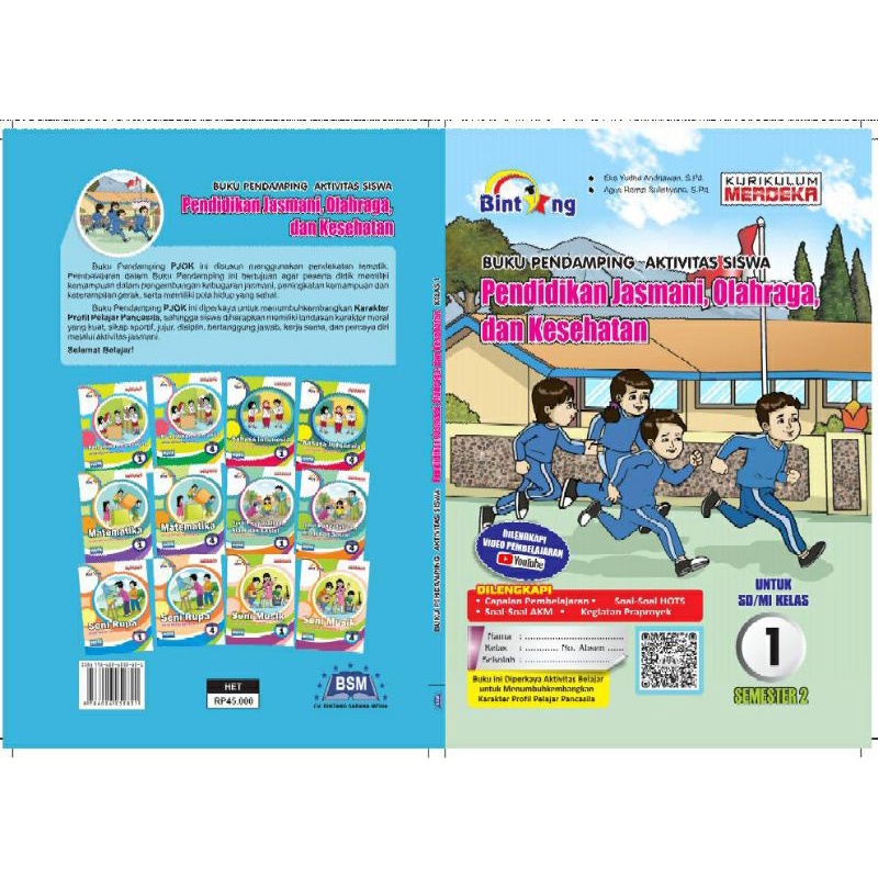 Semester 2 BINTANG PJOK kelas 1 SD Kurikulum merdeka