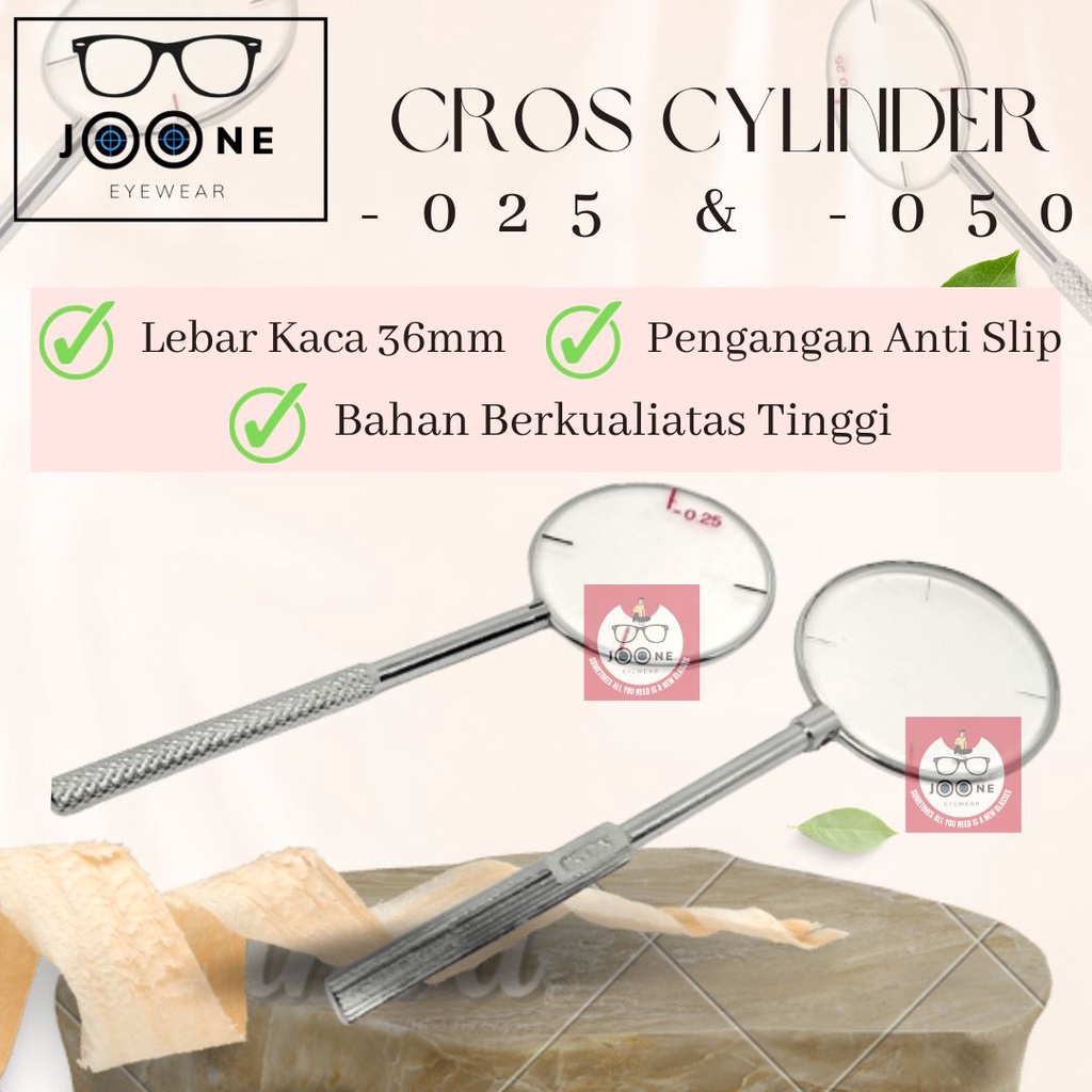 Cros Cylinder Minus 0.25 atau Minus 0.50