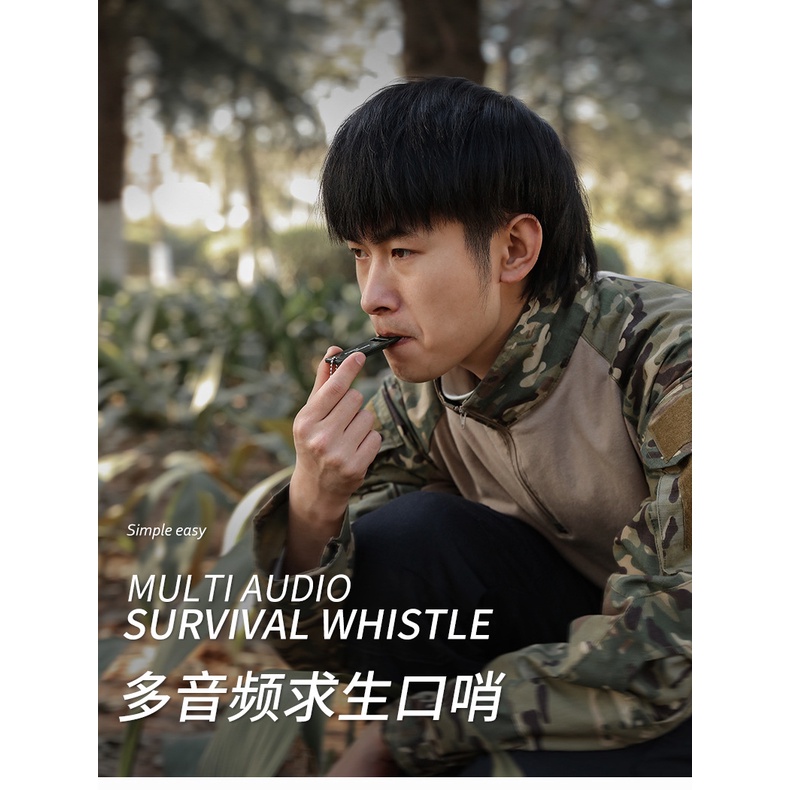 PELUIT PLUIT SURVIVAL WHISTLE OUTDOOR Camping Hiking Rescue Tool  ULTRASONIC TIGA NADA MAINAN PANGGI