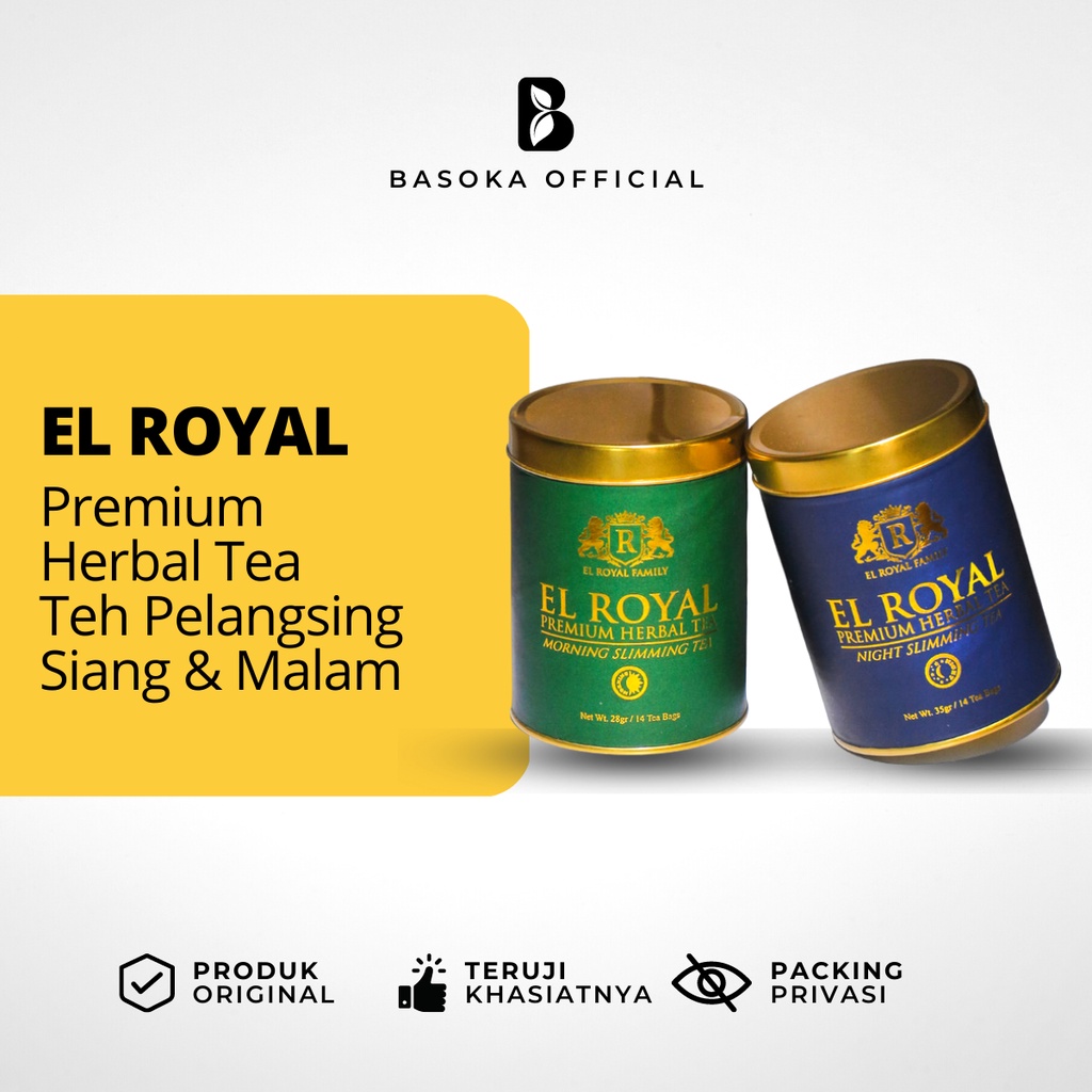 

EL ROYAL PREMIUM TEA - Teh Diet Pelangsing Badan Herbal