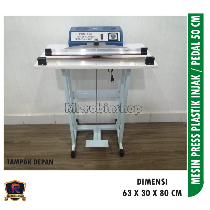 MESIN PRESS PRES PLASTIK INJAK / PEDAL IMPULSE SEALER 50CM