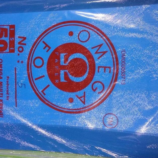 

DNL859 kertas cover omega / kover omega / kertas omega foil / karton omega ^^