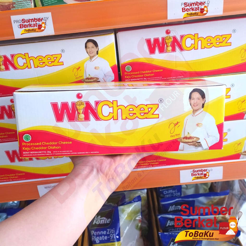 

Wincheez Keju Cheddar Winchis Keju Cedar 2 KG Murah