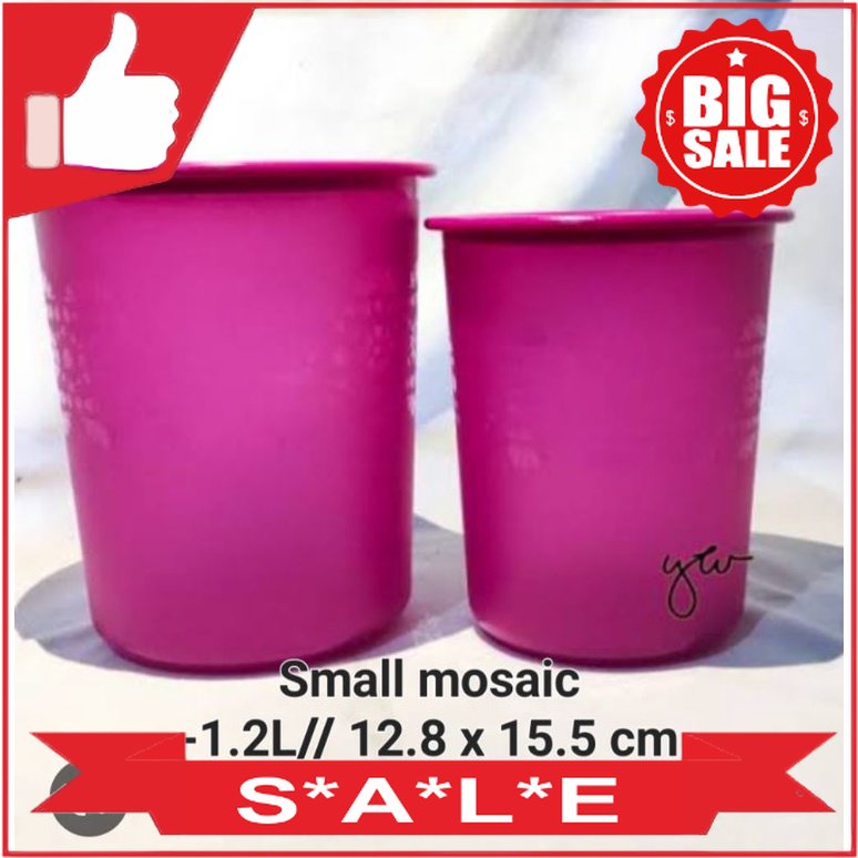 Tupperware Tupperware Mosaic Canister Small 2pcs Tupperware Original