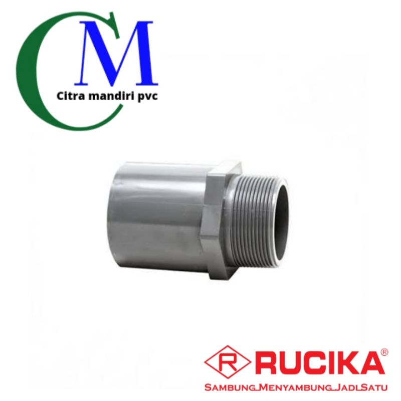 Jual Fitting Pvc Rucika Sok Drat Luar Sdl Aw Shopee Indonesia