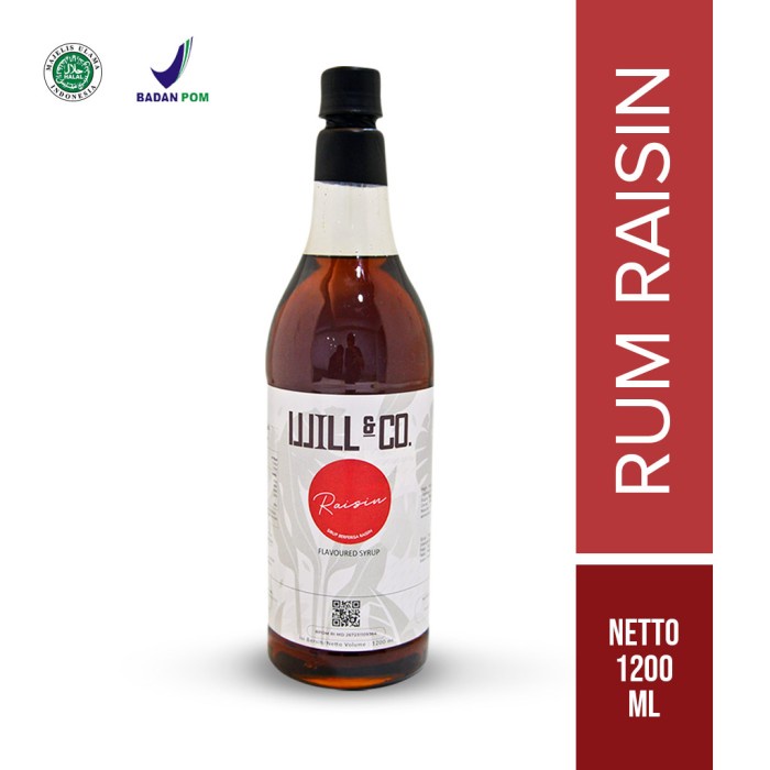 

WILL&CO SIRUP RUM RAISIN 1.2 LITER