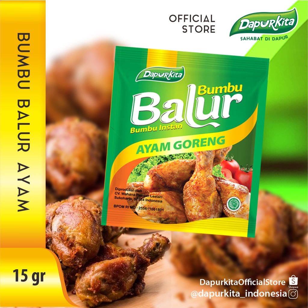 

BUMBU BALUR AYAM DAPURKITA 1 Renteng @10 Sachet