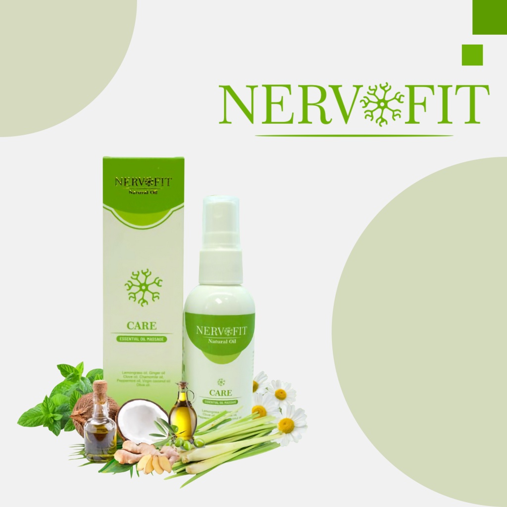 NERVOFIT Saraf Kejepit Obat Herbal Encok Nyeri Pinggang HNP Pengapuran Tulang ORIGINAL BPOM