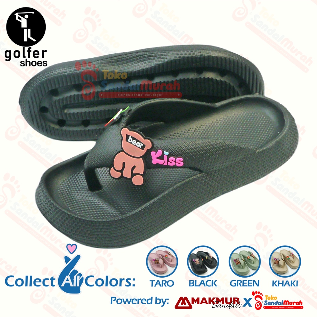 Toko Sendal Murah - Sandal Jelly Wanita Casual Uk 36-40 / Sandal Jepit Wanita Dewasa / Sandal Wanita Model Korean / Sandal Jepit Wanita Empuk / Sandal Rumah Karet Soft Slipper / Sandal Perempuan Kekinian [ Toko Sendal Murah Golfer 807 ]
