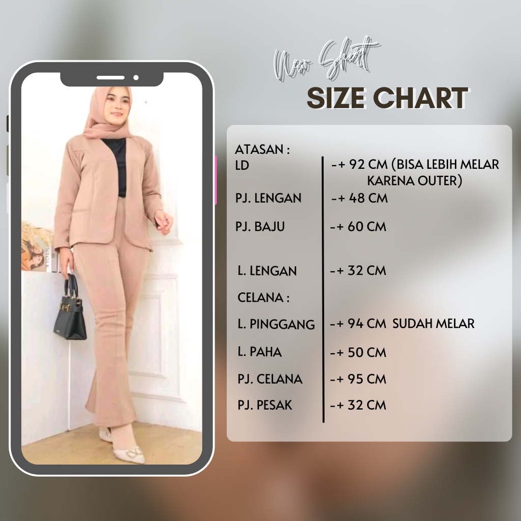 ZHIRA SETELAN SCUBA WANITA // NABILA ONE SET SCUBA PREMIUM