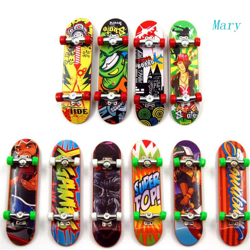 Mary Miniatur Finger Skateboard Pusat Aktivitas Rumah Boneka Olahraga Interaktif Accs