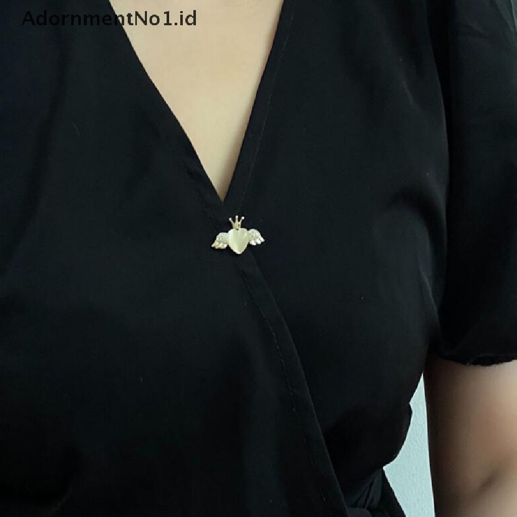 [AdornmentNo1] Lucu Kecil Lebah Matahari Bros Untuk Wanita Mutiara Hati Broche Pin Hadiah Rhinestones Bros Teman Pesta Anti Luntur Gesper Bros Perhiasan Hadiah [ID]